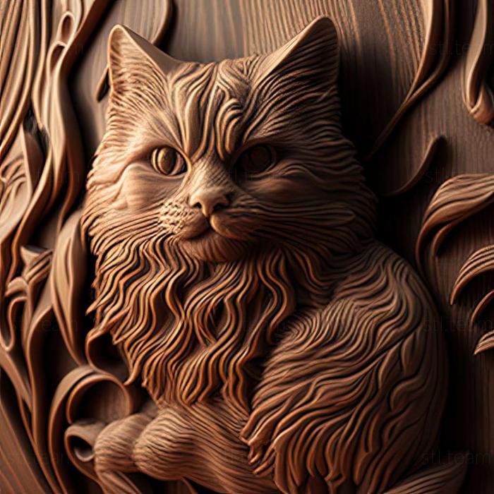 3D model Russian cat famous animal (STL)